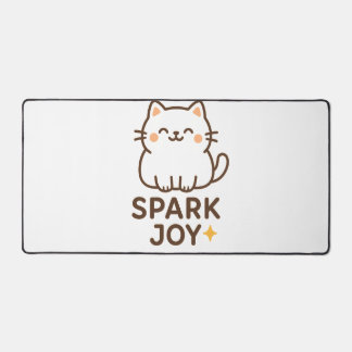 "Adorable chat de bureau Mat - Spark Joy Cosy Aest