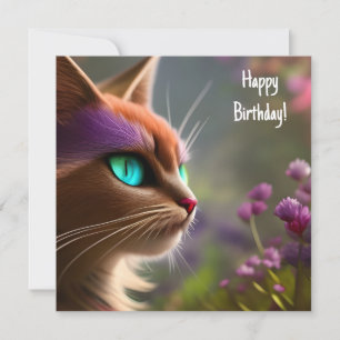 Adorable chat Kitty, Yeux Turquoise