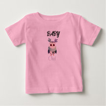 Adorable Chevêche de Bébé Graphic T-shirt noir - m