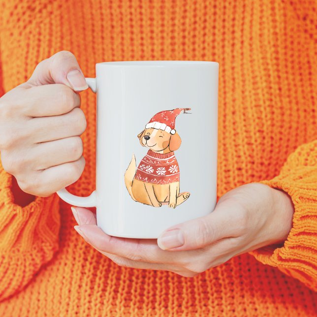 Adorable chien de Noël Mug (Créateur téléchargé)