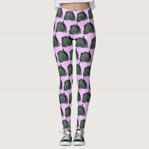 Adorable Chinois Noir Shar Pei Leggings