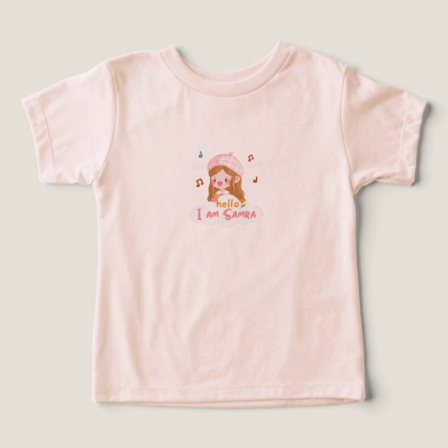 Adorable Customisé T-shirt bébé design chez Laiger (Design Recto)