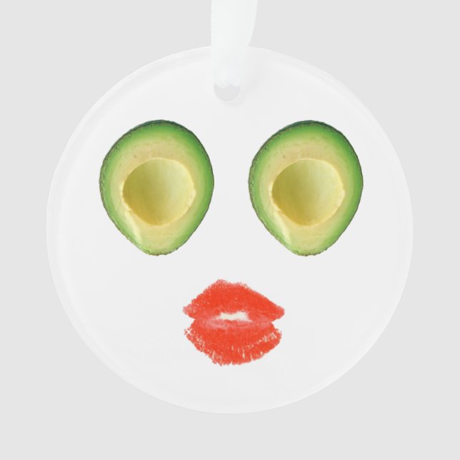 Adorable Face Avocado Rouge Vert 4Amelie (devant)