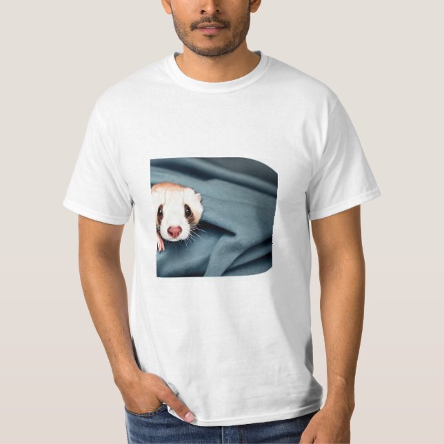 "Adorable Ferret T-Shirt Designs - Whimsical et U (Devant)