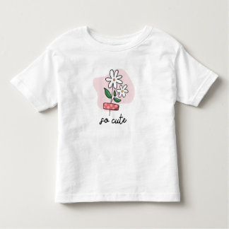 Adorable Flower Toddler T-Shirt | Cute Kids Wear
