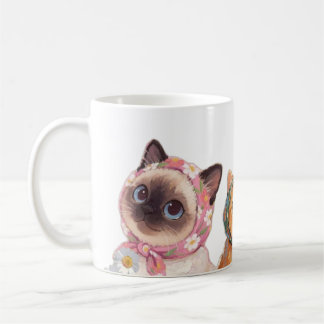 Adorable Fluffy Cat Lover Coffee Mug