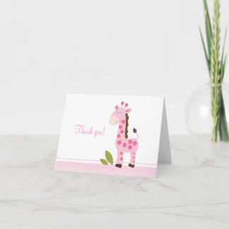 Adorable Giraffe Rose Plier Merci notes