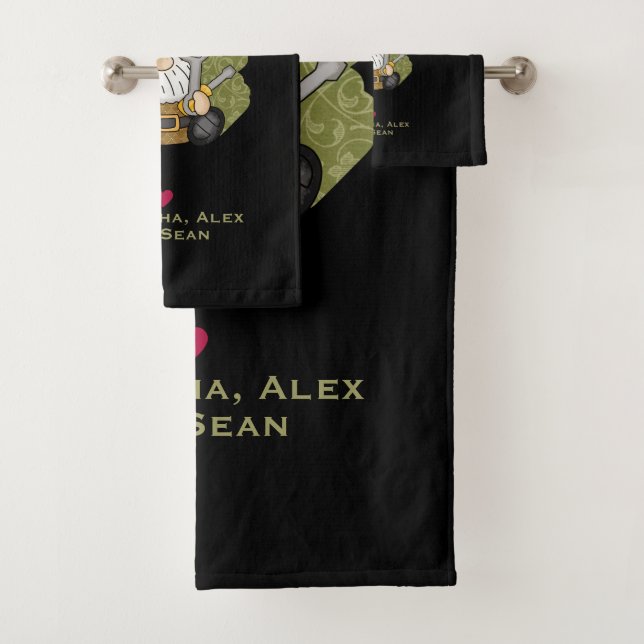 Adorable Handyman & Carpenter Garden Gnome (En situation)