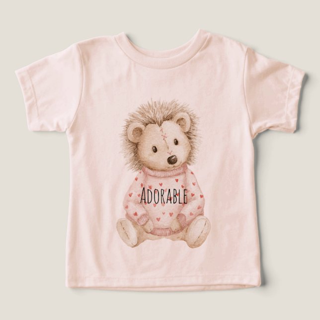 Adorable Hedgehog Animal (Design Recto)