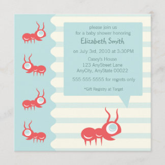 Adorable Invitation Ant