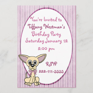 Adorable Invitation d'anniversaire pour les enfant