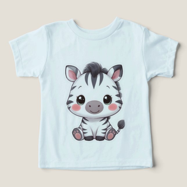Adorable Kawaii Chibi Zebra (Design Recto)