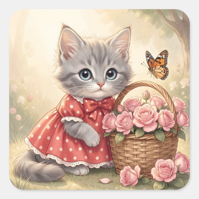 adorable kitten stickers (Devant)