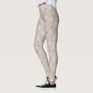 Adorable Lapin Enfants Motifs Leggings