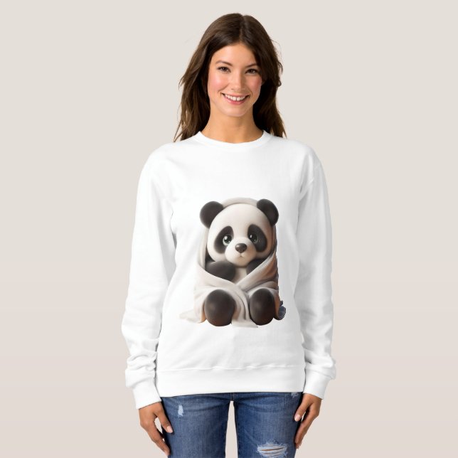 adorable mignon animal Sweatshirt de base (Devant entier)