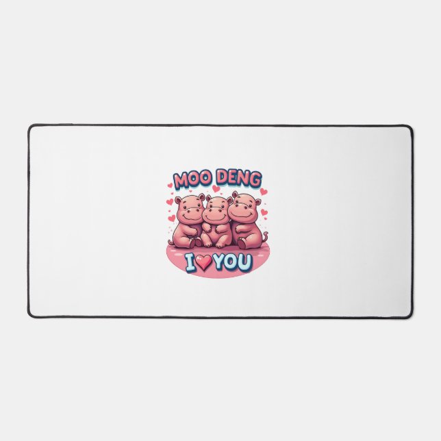 Adorable Moo-Deng Baby Pigmy Hippo Design Long Sle (Recto)