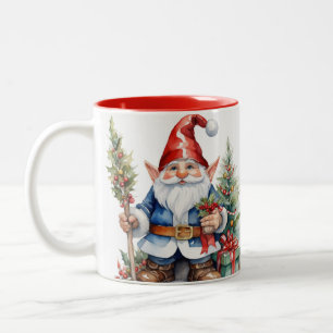 adorable Mug de café Gnome joyeux de Noël,