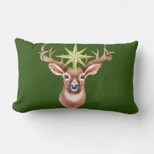 Adorable Noël Cerf Lumbar Coussin