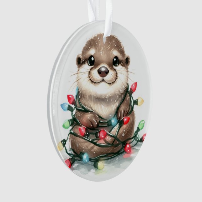 adorable Otter de Noël (devant)