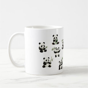 Adorable Panda Mug avec Bamboo Design Cup