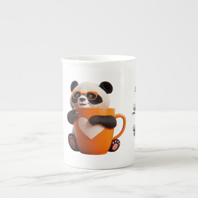 Adorable Panda Print Mug (Devant)
