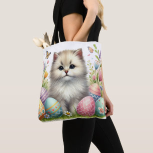 Adorable Sac fourre-tout de chat de Pâques - Aquar