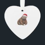 Adorable Sloth Wrapped in Holiday Lights Classic T<br><div class="desc">Adorable Sloth Wrapped in Holiday Lights Classic T-Shirt</div>