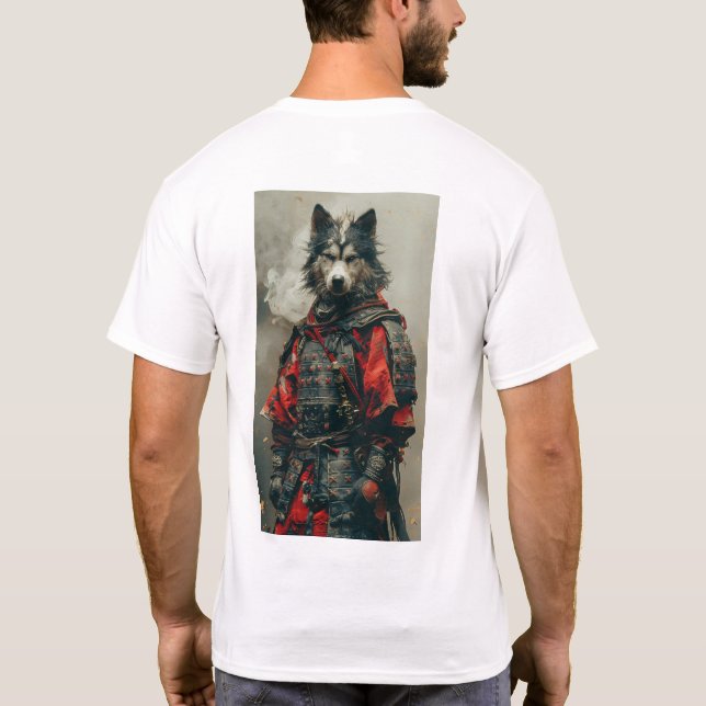 Adorable T-shirt Chien de mer anthropomorphique av (Dos)