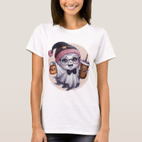 Adorable T-shirt Halloween fantôme