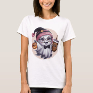 Adorable T-shirt Halloween fantôme