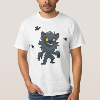 Adorable T-shirt Halloween Werewolf
