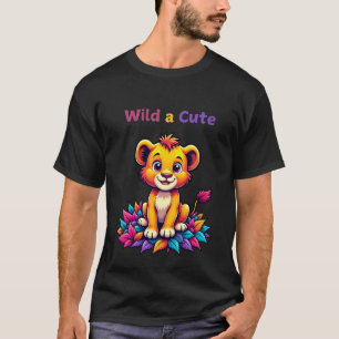 Adorable T-shirt Lion enfant mignonne et coloré