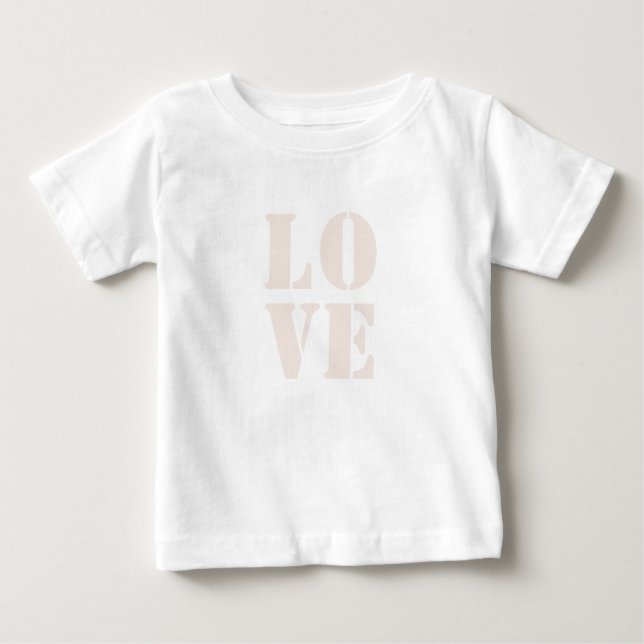 Adorable T-Shirt pour bébé "Amour" - T-Shirt migno (Devant)