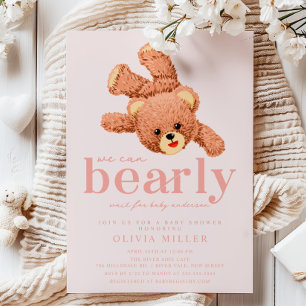 Adorable Teddy Bear Baby shower Invitation
