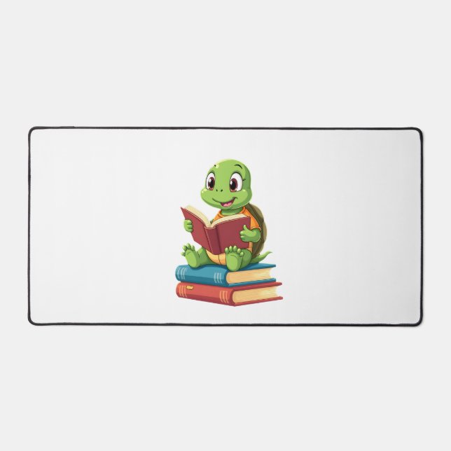 Adorable Turtle Reading Books (2) (Recto)