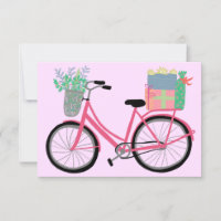 Adorable Vélo de Noël Vacances Noël Dons Rose