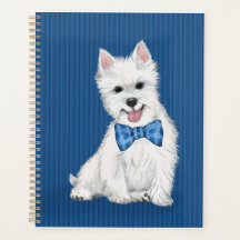 Adorable West Highland White Terrier Planificateur
