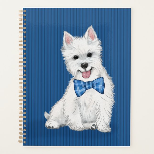 Adorable West Highland White Terrier Planificateur (Devant)