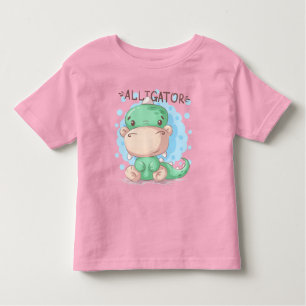 Adorables Joli Alligator Pour Enfants T-Shirt