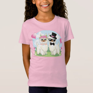 Adorables Llama Love Llama Couple T-Shirt