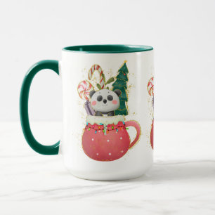 Adorables Noël Lovable Panda Mug