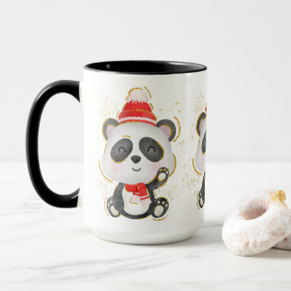 Adorables Noël Panda Hiver Mug