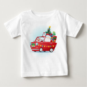 Adorables Noël Père Noël Avec Présents T-Shirt