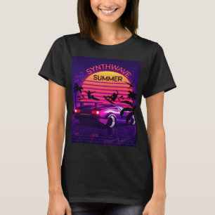 Adorables Synthwave/Vaporwave Retro 80s T-shirt