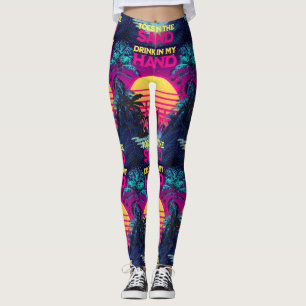 Adorables Synthwave/Vaporwave Style Leggings Yoga