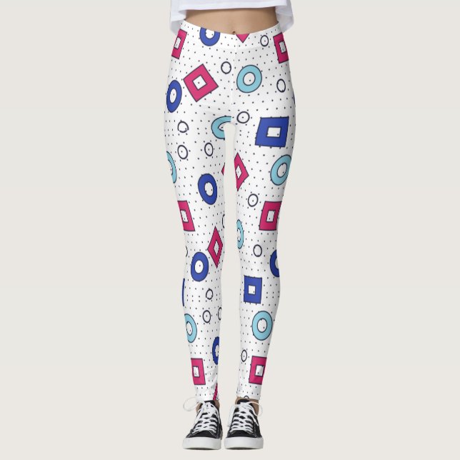 Adorables Synthwave/Vaporwave Style Leggings Yoga (Devant)