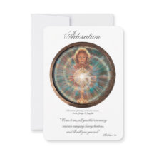 Adoration, Acte de Communion Spirituelle, Carte de