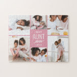 Adoration Collage COULEUR ÉDITABLE Puzzle personna<br><div class="desc">Les cadeaux photo font les meilleurs cadeaux ! Facile à personnaliser avec votre texte et/ou photo(s) pour un look personnalisé. Conçu par Berry Berry Sweet. Voir d'autres designs sur www.berryberrysweet.com</div>