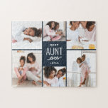 Adoration Collage COULEUR ÉDITABLE Puzzle personna<br><div class="desc">Les cadeaux photo font les meilleurs cadeaux ! Facile à personnaliser avec votre texte et/ou photo(s) pour un look personnalisé. Conçu par Berry Berry Sweet. Voir d'autres designs sur www.berryberrysweet.com</div>
