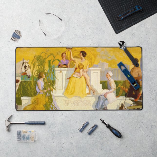 Adoration de la maison par Grant Wood (Poste de travail)